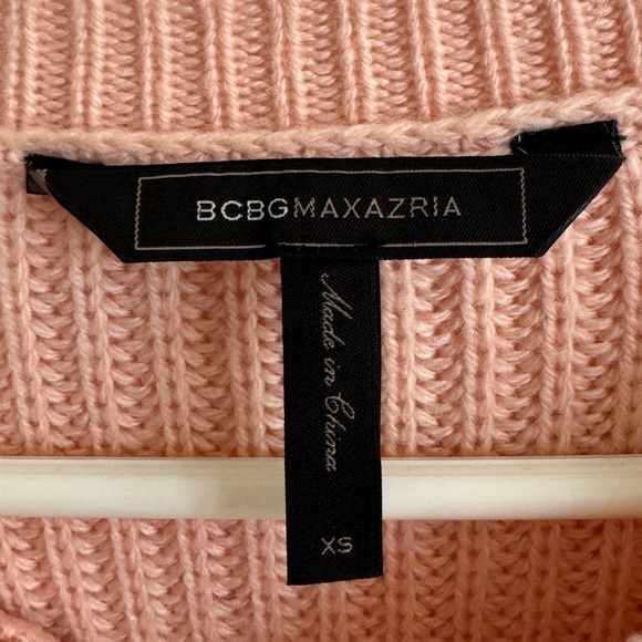 BCBGMAXAZRIA Wool & Alpaca Caleigh Cable Knit Sweater, Size XS - Picture 4 of 6